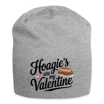 Hoagie’s are my Valentine - Jersey-Beanie - Grau meliert - Vorne