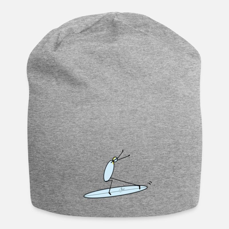 Surf Life Style - Jersey Beanie - heather grey
