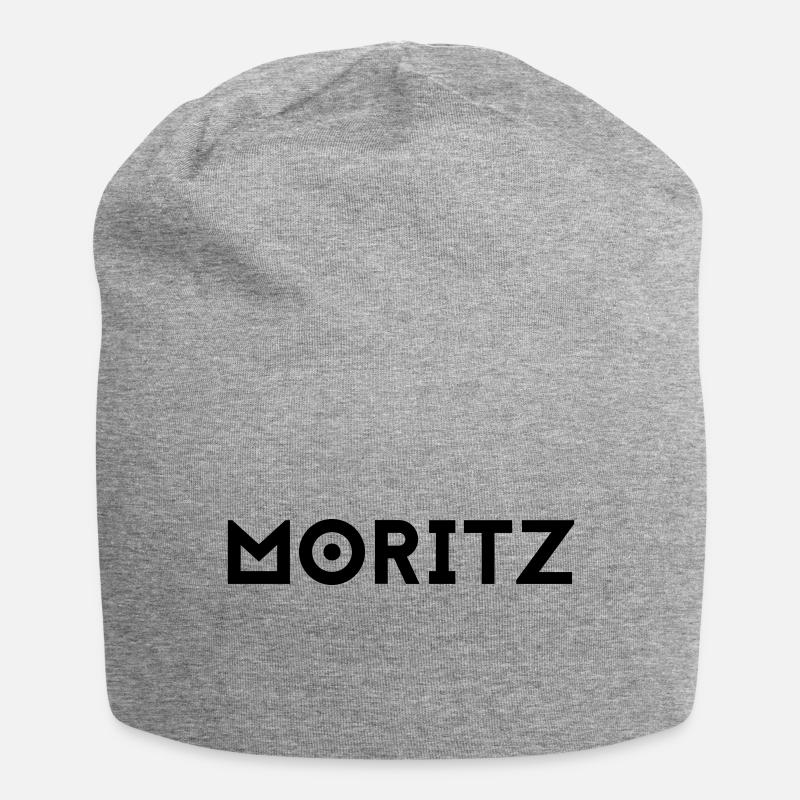 First name Moritz - Jersey Beanie - heather grey