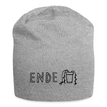 Ende. Pflanze tot. - Jersey-Beanie - Grau meliert - Vorne