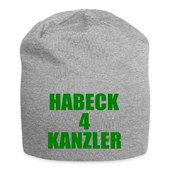 habeck 4 kanzler - Jersey-Beanie - Grau meliert - Vorne