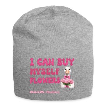 Valentinstag Selbstliebe Ente - Jersey-Beanie - Grau meliert - Vorne