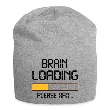 brain loading - Bonnet en jersey - gris chiné - Devant