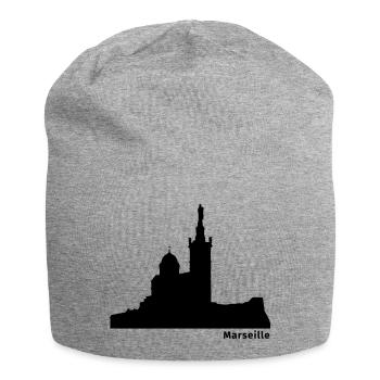 Marseille - Bonnet en jersey - gris chiné - Devant
