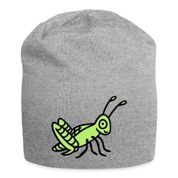 Sauterelle - Bonnet en jersey - gris chiné - Devant