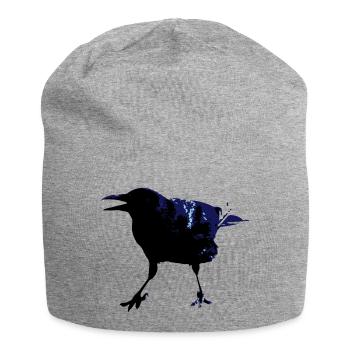 Rabe - Jersey-Beanie - Grau meliert - Vorne