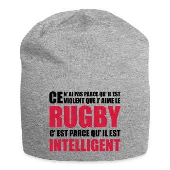 rugby - Jersey Beanie - heather grey - Front