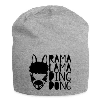 rama dong ding Dalai - Bonnet en jersey - gris chiné - Devant