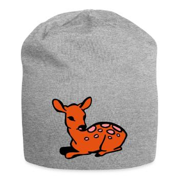 Fawn - Jersey Beanie - heather grey - Front