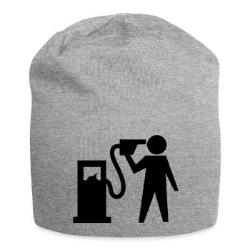 Suicide (petrol) - Jersey Beanie - heather grey - Front