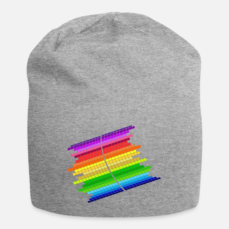 RainBow Equalizer - Bonnet en jersey - gris chiné