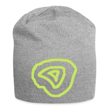 Cercles - Bonnet en jersey - gris chiné - Devant