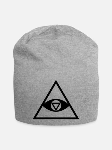 Illuminaten - Jersey-Beanie - Grau meliert