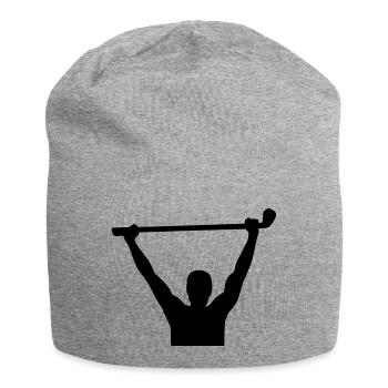 Golf - Bonnet en jersey - gris chiné - Devant