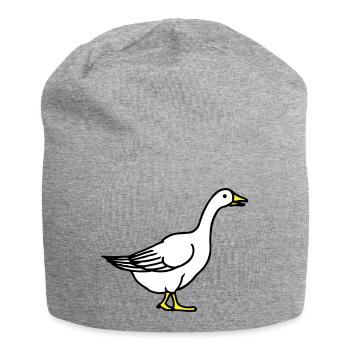 goose - Jersey Beanie - heather grey - Front