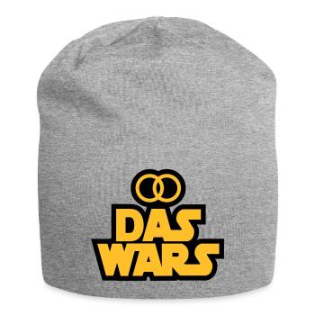 Das Wars - Jersey-Beanie - Grau meliert - Vorne
