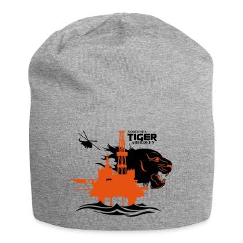 North Sea Tiger Oil Rig Platform Aberdeen - Jersey Beanie - heather grey - Front