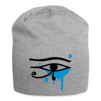 The Eye of Horus - Jersey Beanie - heather grey - Front