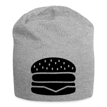 Burger - Jersey-Beanie - Grau meliert - Vorne
