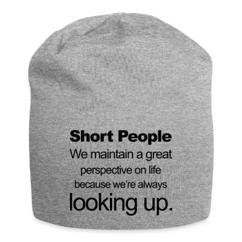 Short People - Bonnet en jersey - gris chiné - Devant