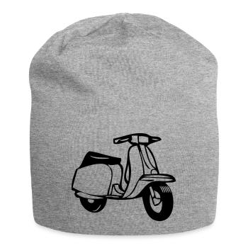 motorroller cool - Jersey-Beanie - Grau meliert - Vorne