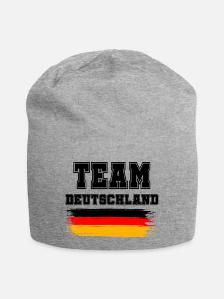 Team Deutschland - Jersey-Beanie - Grau meliert