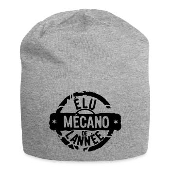 mecano elu annee tampon meilleurs - Bonnet en jersey - gris chiné - Devant