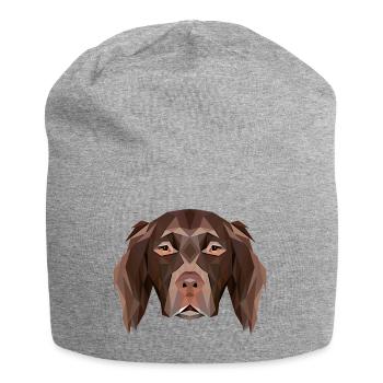 Petit Münsterländer - Bonnet en jersey - gris chiné - Devant