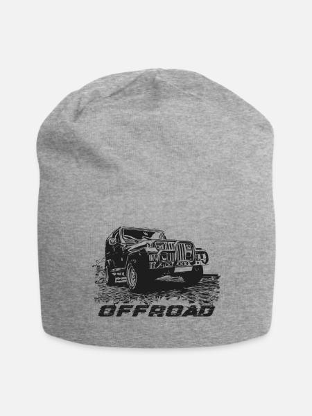 OFFROAD - Geländewagen - Jersey-Beanie - Grau meliert