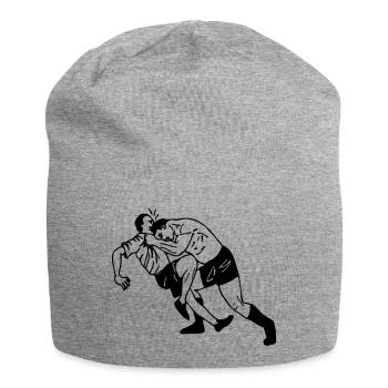 Headbutt - Jersey Beanie - heather grey - Front