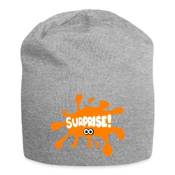 Surprise ! - Bonnet en jersey - gris chiné - Devant
