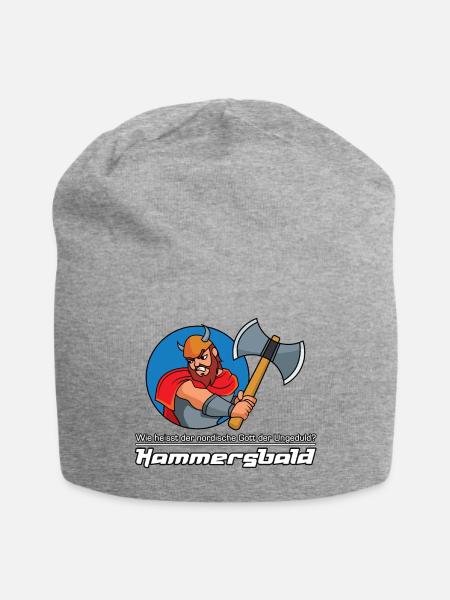 Hammersbald Wikinger - Jersey-Beanie - Grau meliert