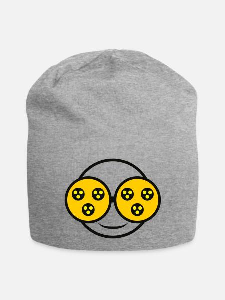 Blind vor Coolness | Blinde Blind Man - Jersey-Beanie - Grau meliert