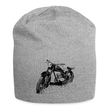 Zschopau GDR Motorcycle - Jersey Beanie - heather grey - Front