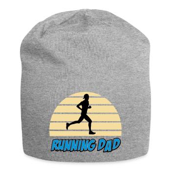 Running dad - Bonnet en jersey - gris chiné - Devant