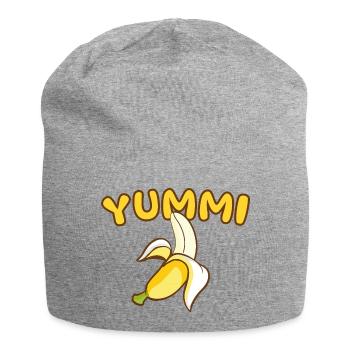 YUMMI - Geschmacksache - Jersey-Beanie - Grau meliert - Vorne
