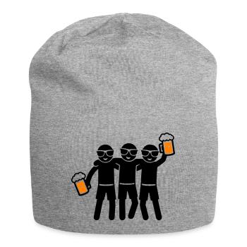 Party Team Beer Group - Jersey Beanie - heather grey - Front