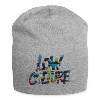 Love Culture Graffiti Collage - Jersey Beanie - heather grey - Front