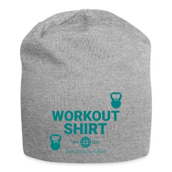 Workout Shirt - Jersey-Beanie - Grau meliert - Vorne