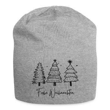Weihnachten, Ugly Christmas Sweater - Jersey-Beanie - Grau meliert - Vorne