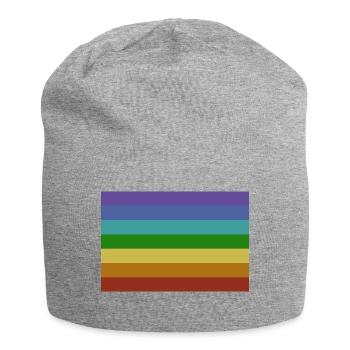 Drapeau de pas - Bonnet en jersey - gris chiné - Devant
