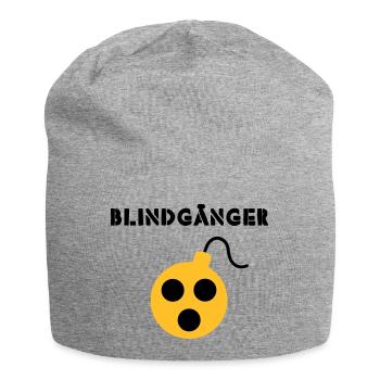 Blindgänger - Jersey-Beanie - Grau meliert - Vorne