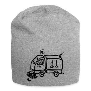 Street cleaners - Jersey Beanie - heather grey - Front