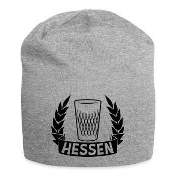 Hessen Lorbeerkranz - Jersey-Beanie - Grau meliert - Vorne