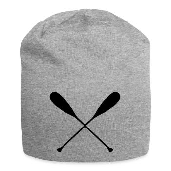 Paddel - Jersey-Beanie - Grau meliert - Vorne