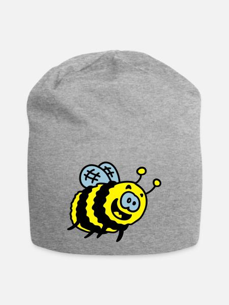 lustige Hummel 3 - Jersey-Beanie - Grau meliert