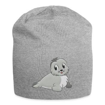 jouet en peluche Robbe - Bonnet en jersey - gris chiné - Devant