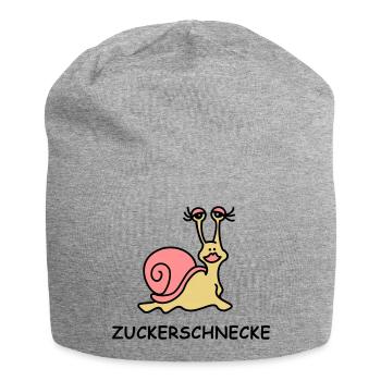 Zuckerschnecke - Jersey Beanie - heather grey - Front