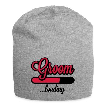 Groom loading | Stag Night - Bonnet en jersey - gris chiné - Devant