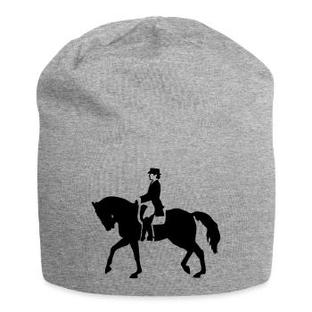 pferd - Bonnet en jersey - gris chiné - Devant